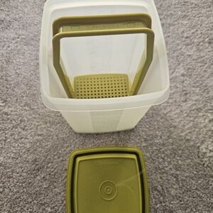 Tupperware Large Pickle Container Keeper